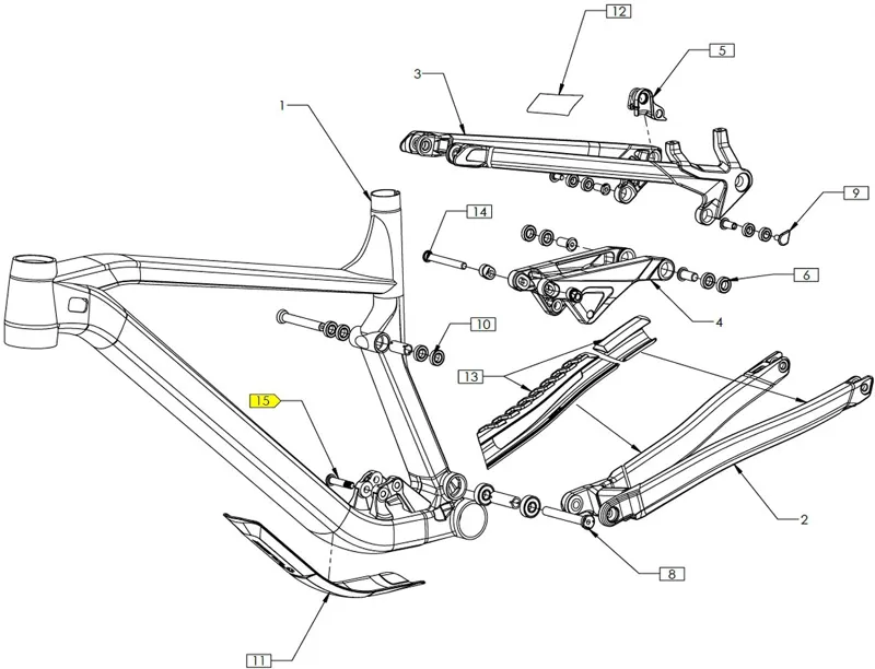 Cube Shock Mount Bolt Air Shock - 18-01380 - 3137